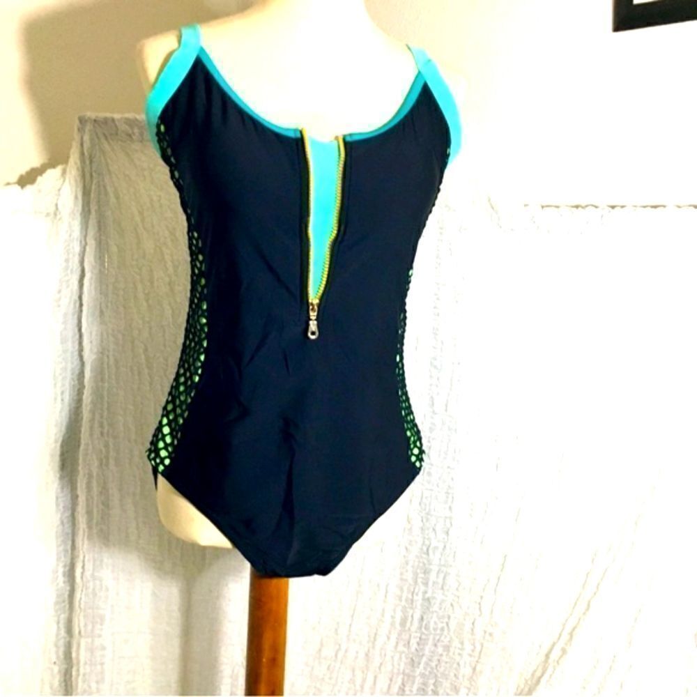 Swimsuits For All Black Ond Piece Swimsuit Size 14